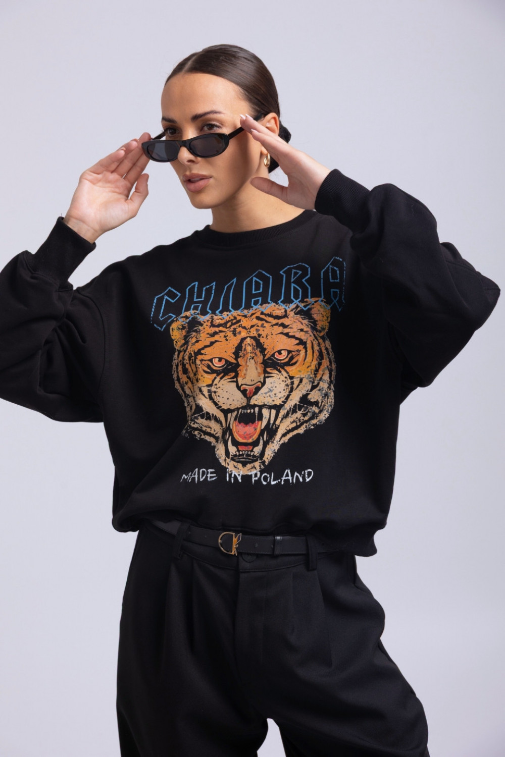 Bluza damska oversize ROAR - czarny 1