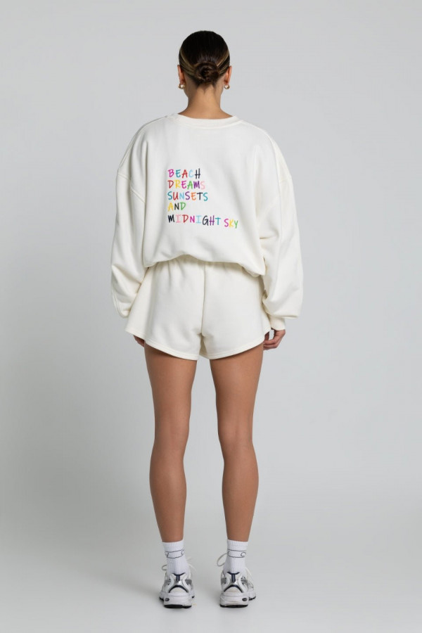 Bluza damska oversize BDSM - ecru 3