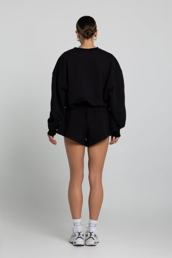 Bluza damska oversize - czarny 3