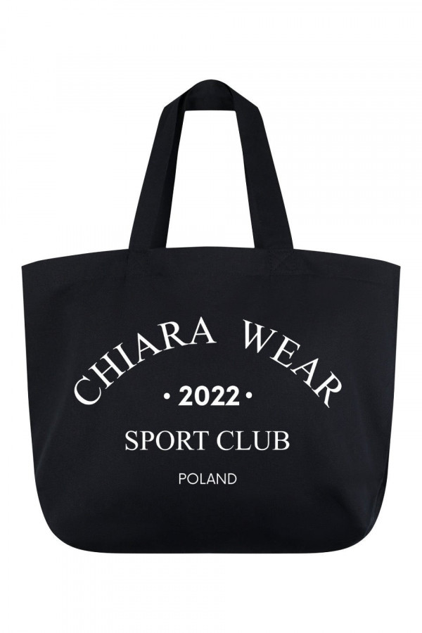 Torba TOTE typu shopper SPORT CLUB - czarny 2
