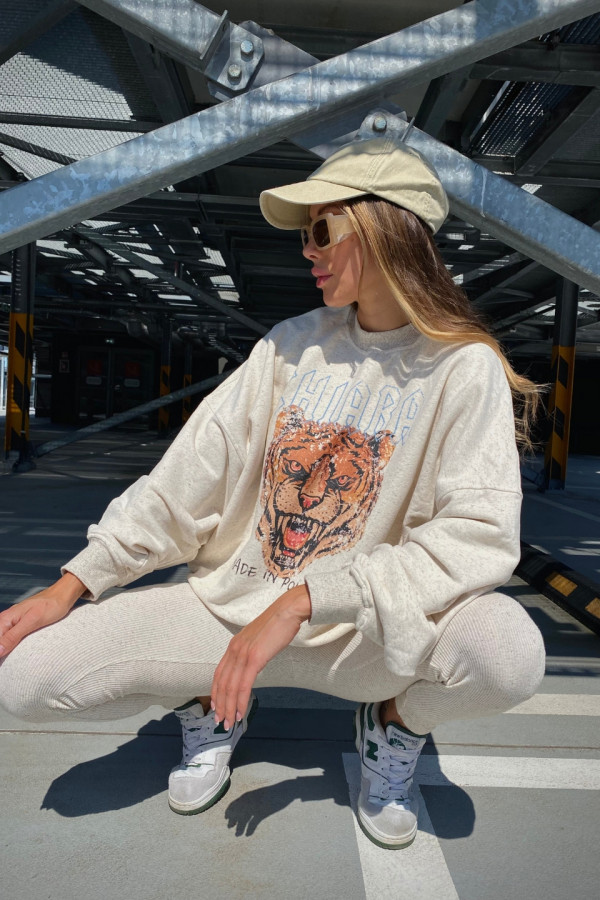 Bluza damska oversize ROAR - len 3