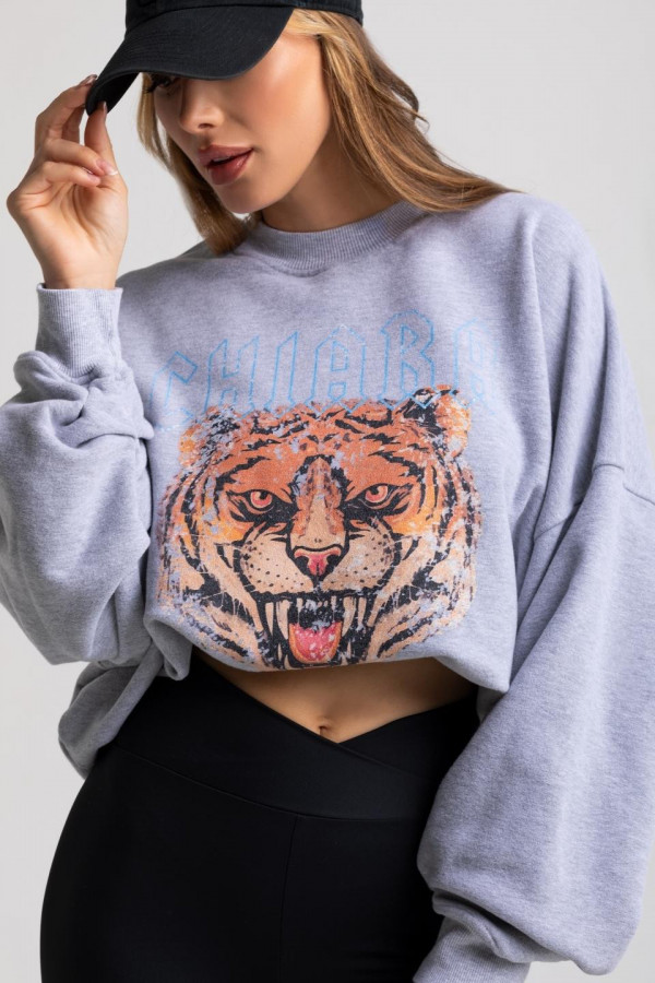 Bluza oversize ROAR - szary 2