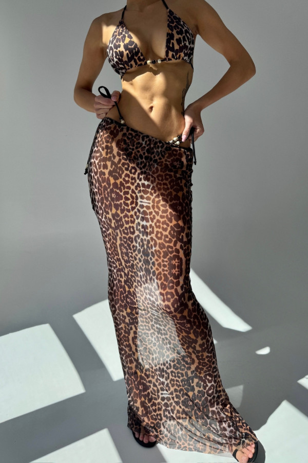 Komplet strój kąpielowy SWIMWEAR - panterka 6
