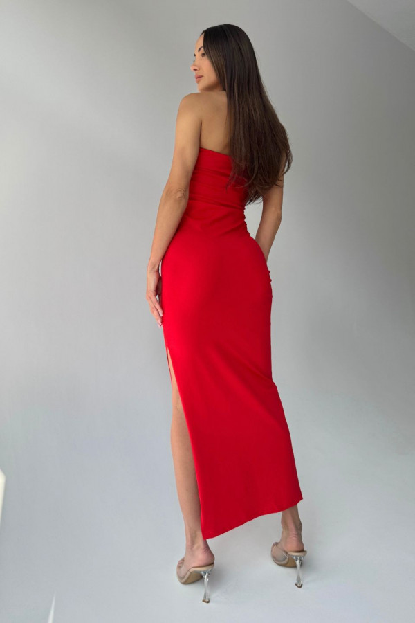 Sukienka maxi ROSE - czerwony 6