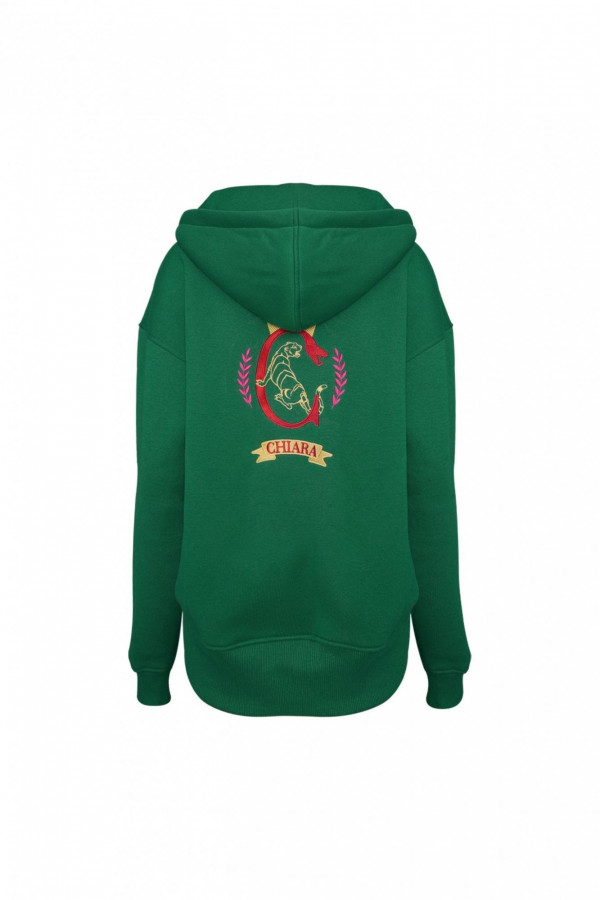 Bluza SNAKE ZIPPER - zielony 5
