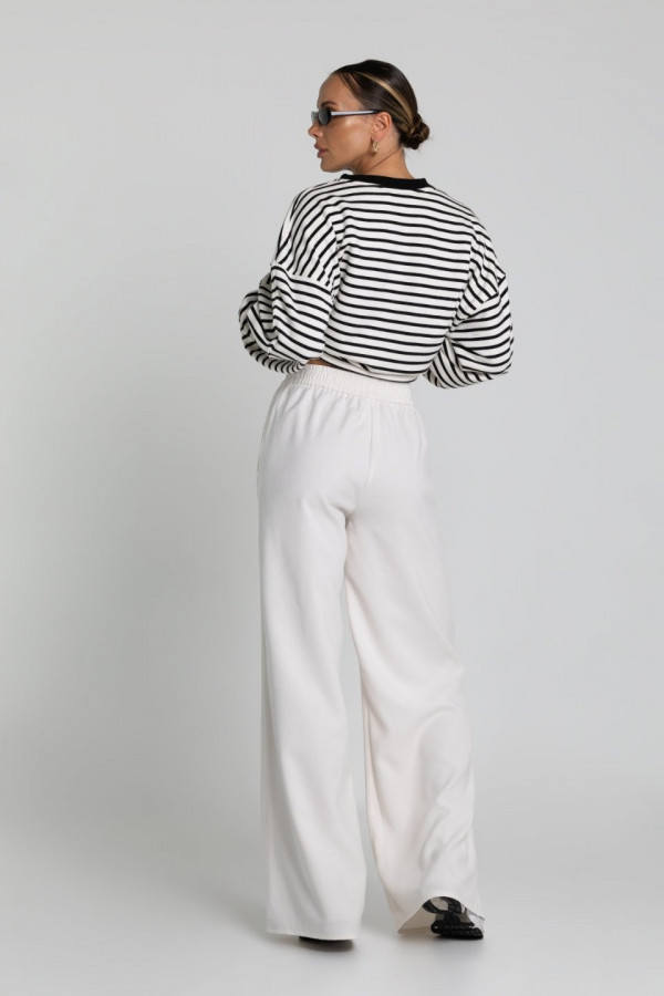 Bluza oversize BONJOUR CHIARA - paski 5