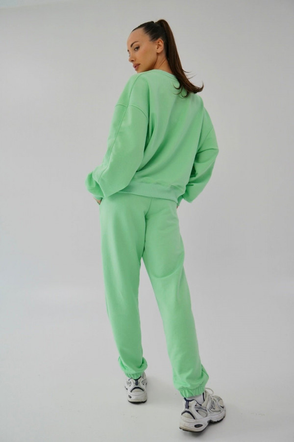 Bluza damska oversize APRES SKI CLUB - pistacja 4