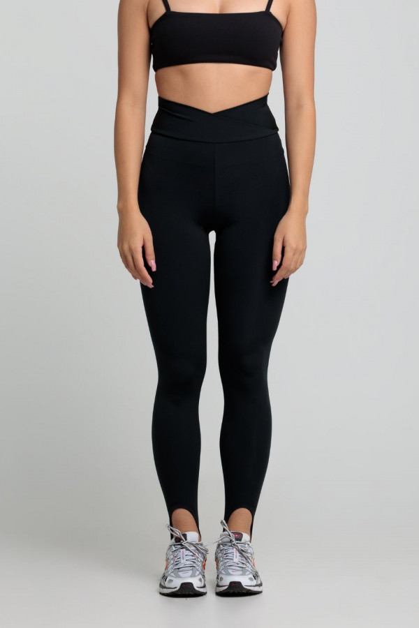 Legginsy ze stopką SKI - czarny 4