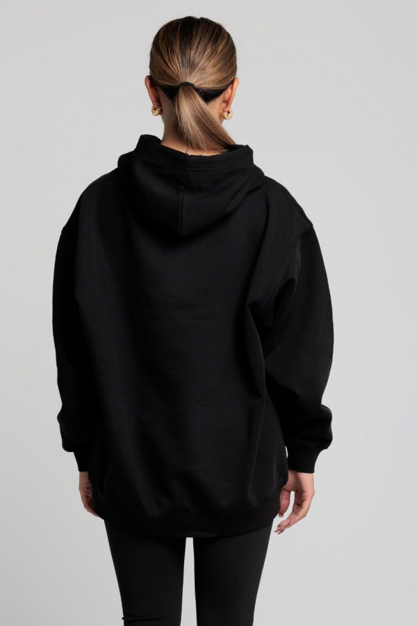 Bluza damska hoodie SNEAKY - czarny 3