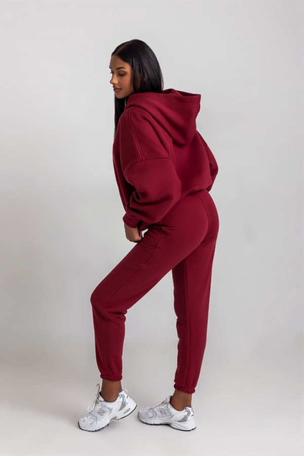 Spodnie dresowe joggery - viva magenta 4
