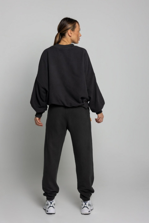 Bluza damska oversize U.S.A - grafit 1