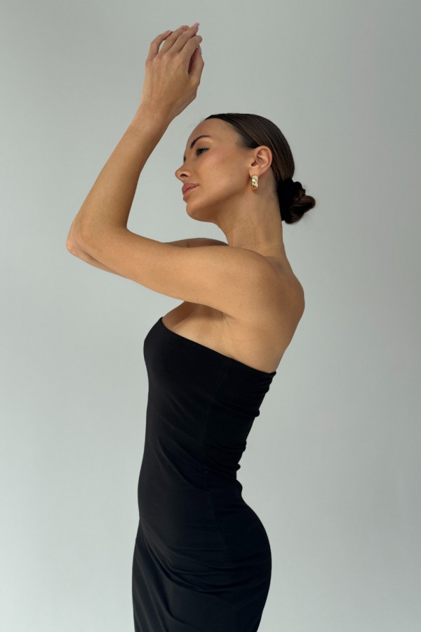 Sukienka maxi ROSE - czarny 6