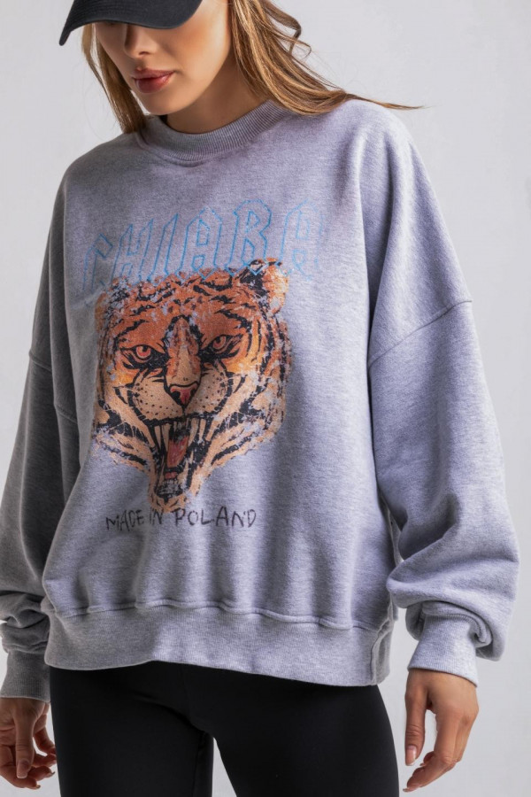 Bluza oversize ROAR - szary 1