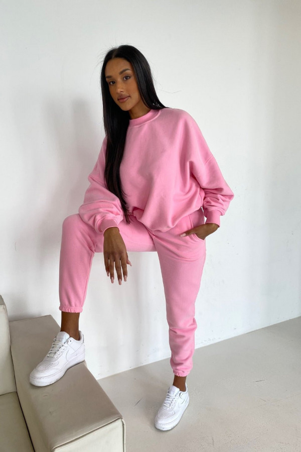 Spodnie dresowe joggery BARBIE - różowy 5