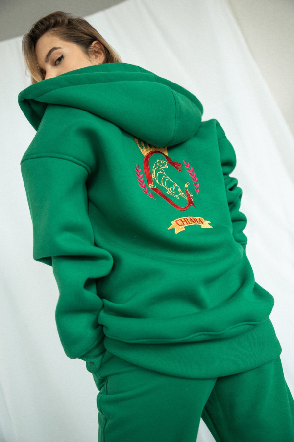 Bluza SNAKE ZIPPER - zielony 1