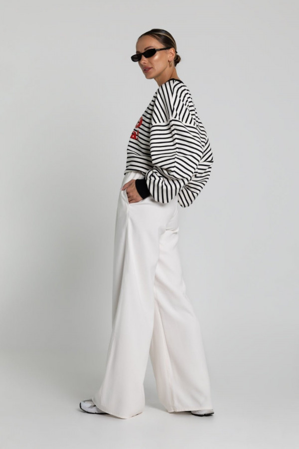 Bluza oversize BONJOUR CHIARA - paski 6