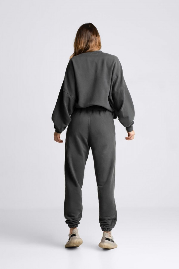 Bluza damska oversize - grafit 2
