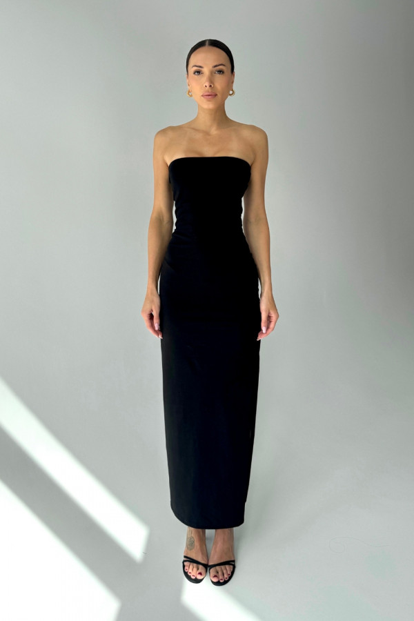 Sukienka maxi ROSE - czarny 3