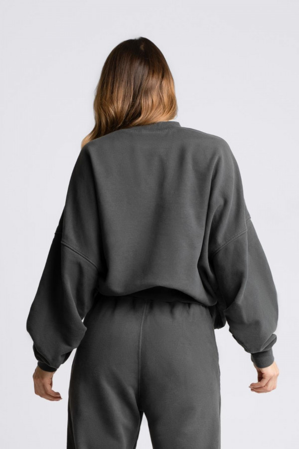 Bluza damska oversize - grafit 6
