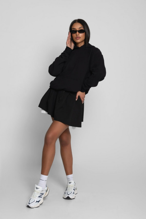 Bluza unisex HOODIE - czarna 1