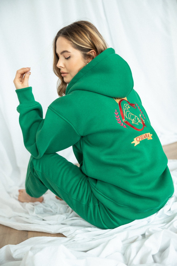 Bluza SNAKE ZIPPER - zielony 3