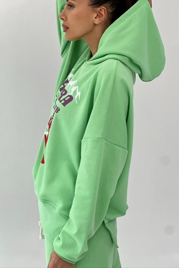 Bluza damska kaptur APRES SKI CLUB - pistacja 4