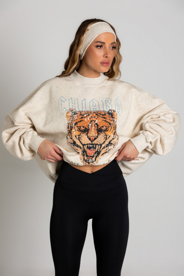 Bluza damska oversize ROAR - len