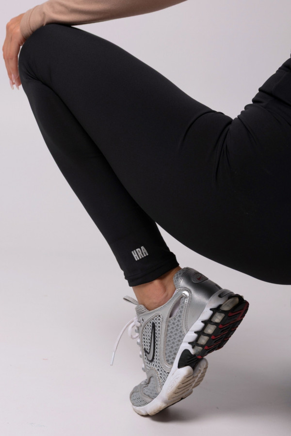 Legginsy V-WAIST wysoki stan - czarny 5