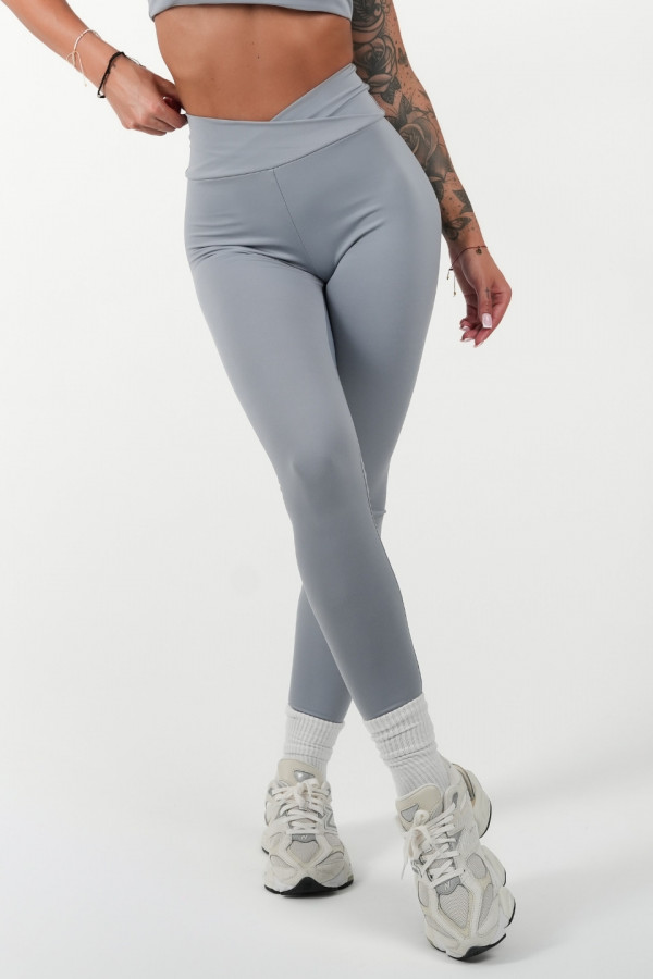 Legginsy MADZIIEX 777 - gołębi szary 1