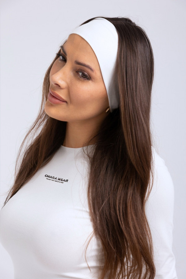 Longsleeve RAW nadruk CHIARA - biały 3